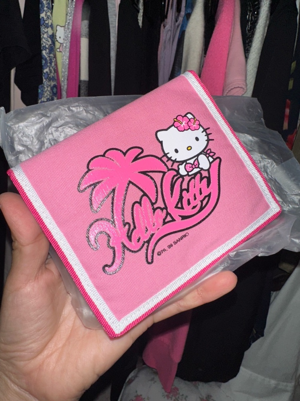 Sanrio Pink Wallet Bikini Hello Kitty 2009